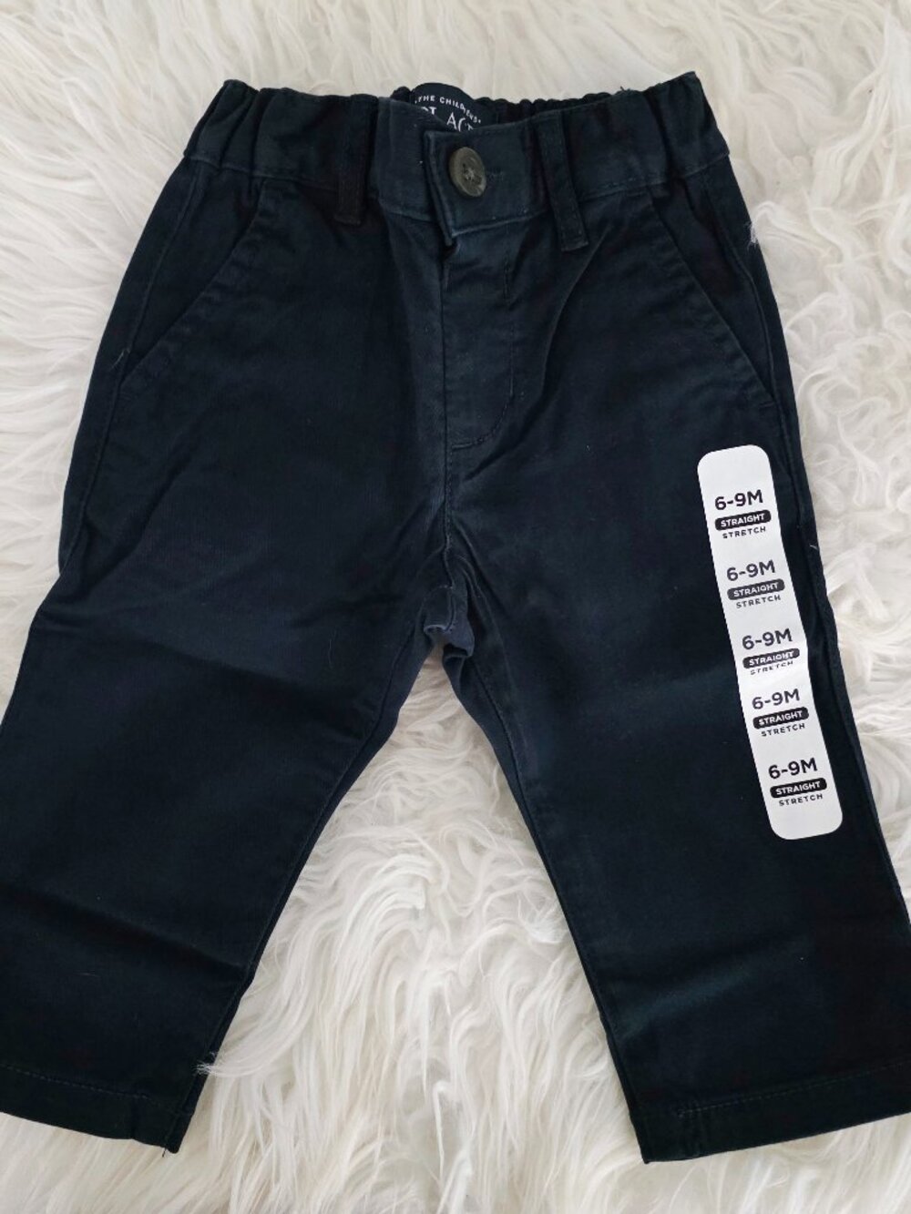 NWT Children's Place Infant 6-9mos Navy Pants 18-22lbs